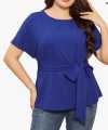 Ladies Fashionable Blouse Casual Long Sleeve Loose Fit Female Top. 