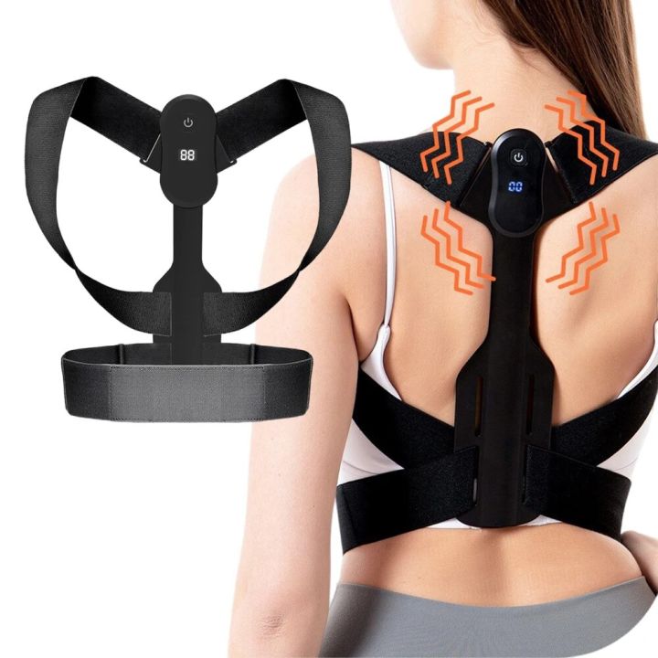 Smart Posture Corrector Invisible Correction Belt Vibration Reminder Adults Children Sitting Hunchback Electric Sensor OrthosisHats & Caps