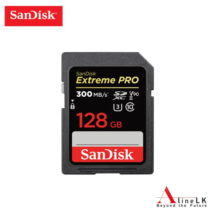 SanDisk 128GB Extreme PRO UHS-II SDXC (300Mb/s Speed) Memory Card