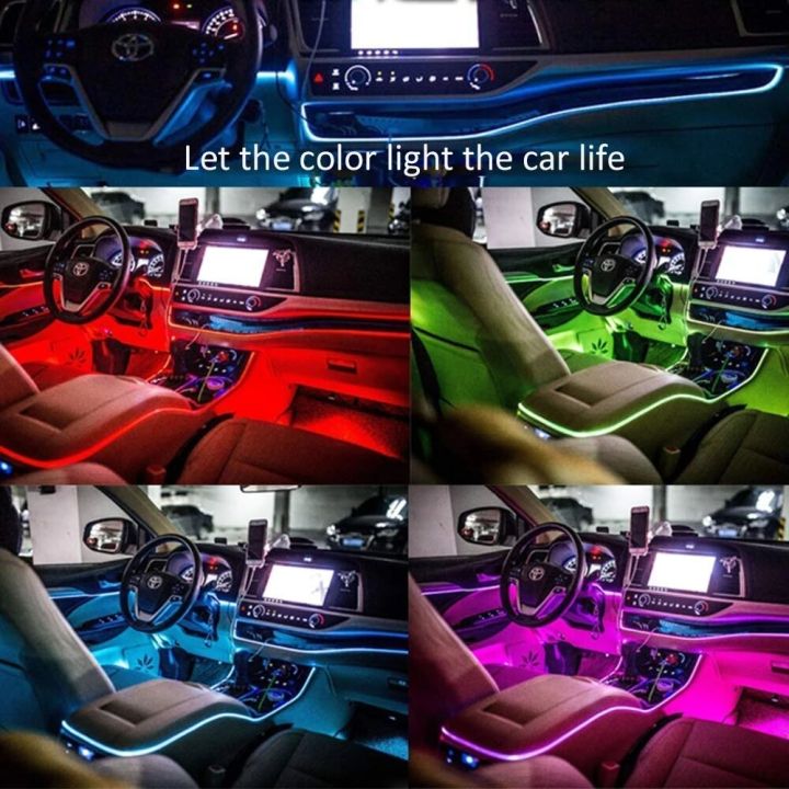 Car%20Interior%20Led%20Decorative%20Lamp%20EL%20Wiring%20Neon%20Strip%20For%20Auto%20DIY%20Flexible%20Ambient%20Light%20USB%20Party%20Atmosphere%20Diode-White%20-%20Image%207