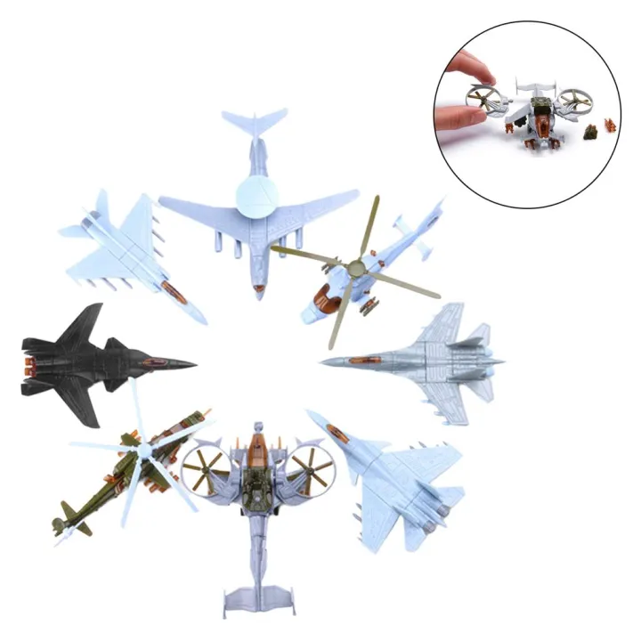 8%20Pieces%20Pack%20Assembly%20Airplane%20Model%20Static%20Airforce%20Fighter%20Air%20Plane%20-%20Image%204