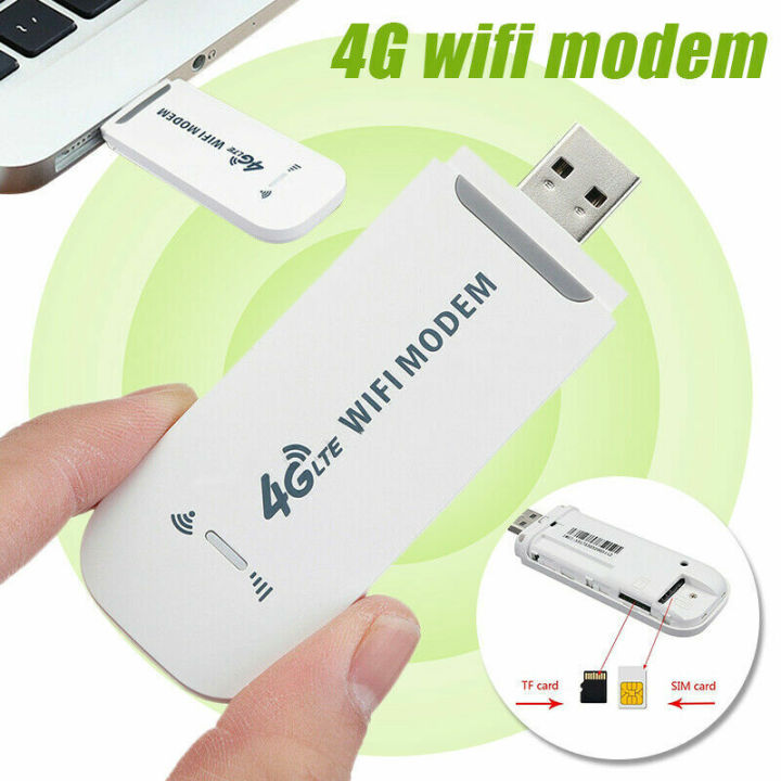 4G LTE USB Modem Network Adapter With WiFi Hotspot SIM Card Wireless Router FS