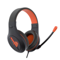 Stereo Gaming Headset with Mic Black Orange Lightweight Backlit HP021 / Gaming Headset / Headset / MT-HP021. 
