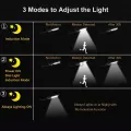 Auoyo LED Solar Light Outdoor Sensor Wall Light Street Lamp Outdoor Waterproof Solar Motion IP65 Waterproof Adjustable 3 Modes Garden Decoration Street Lamp with Remote Control. 