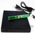 12.7mm USB 2.0 DVD/CD-ROM Case PATA SATA Drive External Enclosure For Laptop. 