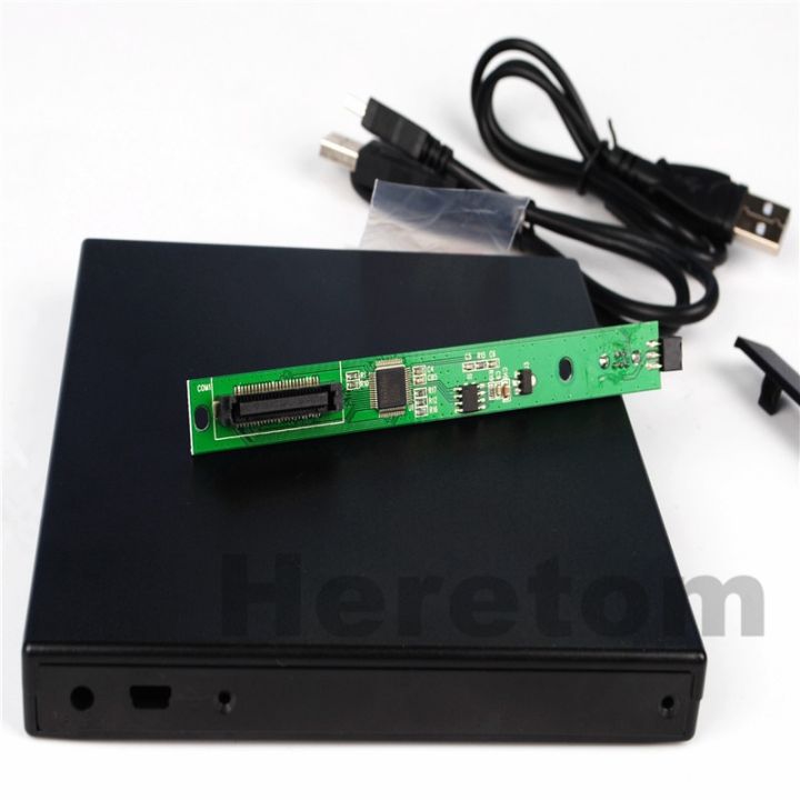 12.7mm USB 2.0 DVD/CD-ROM Case PATA SATA Drive External Enclosure For Laptop