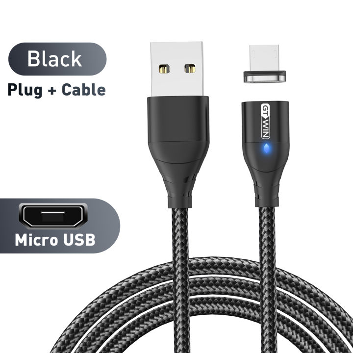 GTWIN%203A%20Magnetic%20Chaging%20Cable%20USB%20Type%20C%20Cable%20Fast%20Charging%20Cable%20Magnetic%20USB%20Charger%20Data%20Cable%20Magnet%20Micro%20USB%20Cable%20-%20Image%207