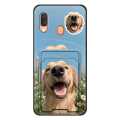 Fashion Design Anti-dust Phone Case For Samsung Galaxy A40/SM-A405FN/DS Waterproof Shockproof Card sleeve Dog Graffiti. 