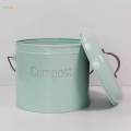 3L Compost Bin Countertop Indoor for Odor Filtration Rust Easy Clean. 