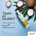 BARAKA Virgin Coconut Oil Made From Cold Pressed Fresh Coconut Mature Kernel  Healthy cooking. 