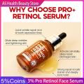30ml 3% Pro Retinol Serum 3X Peptides 5X Ceramides VE Brighten Skin Anti Wrinkle Anti Sugar Anti Oxygen Skin Care. 