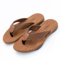New Summer Southeast Asian Casual Trend Men's Rubber Thick Sole Flip-Flop Beach Sandals Denim Fabric In Stock. 