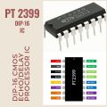 PT2399  2399 DIP-16 CMOS Echo/Delay Processor IC for Guitar Effects & Mic Echo Preamplifier, diy project etc.. 