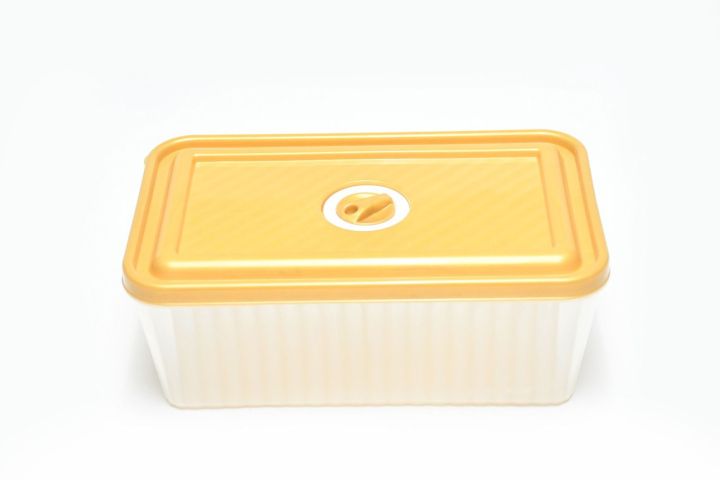 Transparent Plastic Food Container (Rectangle) High Quality Durable Microwavable Attractive Corrugated Shape Visual Kitchen Grain Spicy Curry Lunch Box