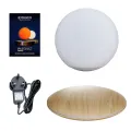 HXSJ Levitating Moon Lamp Floating Spinning Led 3D Moon Light 3 Colors Transformation Touchswitch Diameter 14Cm / 5.5Inch For Home Office Decoration Furnishing Articles Gift For Friends Students 100-240V. 