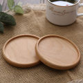 Natural Beech Wooden Coaster Drink Mat Cup Pad Round Square Heat Resistant Pad. 