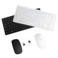 2.4G Wireless Keyboard And Mouse Kit Keypad Ultra-Slim For PC Laptop Computer Accessories Black Keyboards. 