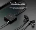 ORICO Sound Card External USB Interface 3.5mm Stereo Microphone Audio Volume Adjustment Free Drive Adapter for Laptop PS4 Headse. 