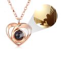 【IKE】Customized Photo Projection Necklace Mother's Day Mum Gift Lover Personalized Picture Name Memory Jewelry Birthday Gifts. 