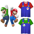 Super Mario Suit Peach Princess T-shirts Kids Girls Clothes Sets Boys T-shirt Shorts 2 Pcs Suits Children's Tops Short Pants Set. 