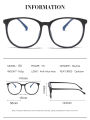 152 Unisex Computer Anti Radiation/Blue Light Coated* Lens Full Acetate Eyeglass. 