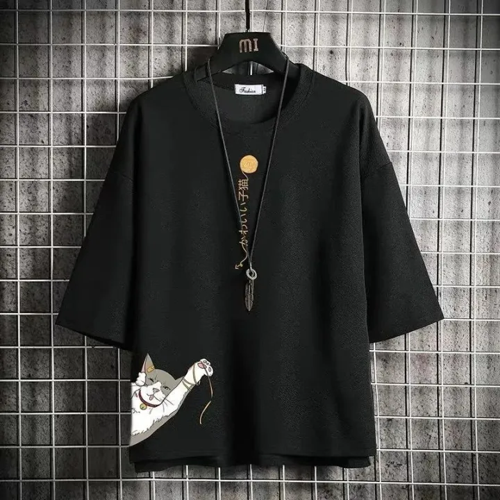 Spring%20Summer%20Simplicity%20Three-Quarter%20Sleeve%20Men%20T%20T-shirt%20Loose%20Half%20Sleeve%20ins%20Fashion%20Brand%20plus-Sized%20plus%20Size%20Short%20Sleeve%20T-shirt%20Top%20-%20Image%207