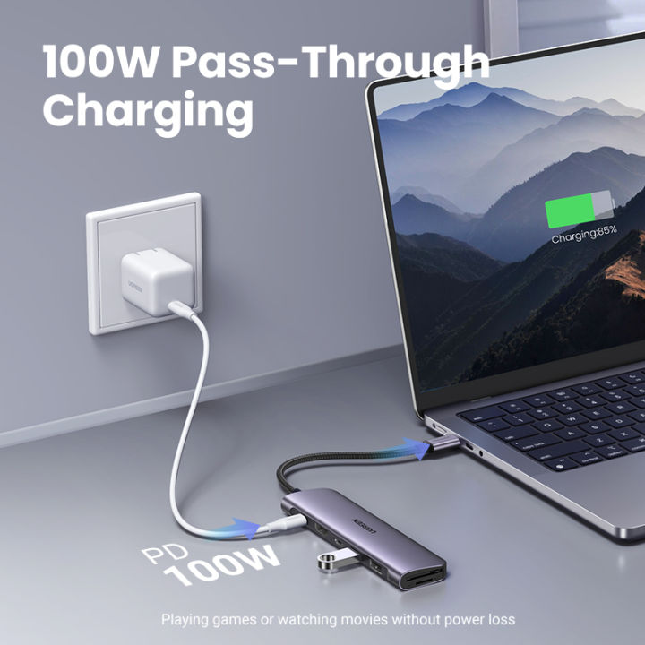UGREEN%20USB%20C%20Hub%207-in-1,%205%20Gbps%20USB-C%20Hub%20with%204K%20HDMI,%20100W%20Power%20Delivery,%20USB-C%20and%202%20USB-A%20Data%20Ports,%20SD/TF%20Card%20Reader,%20Multiport%20Adapter%20for%20MacBook%20Air%20iPad%20Pro%20-%20Image%204