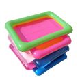 1pc 60X45cm Indoor Magic Play Sand Children Toys Mars Space Inflatable Sand Tray Accessories Plastic Mobile Table Kid Party Play. 