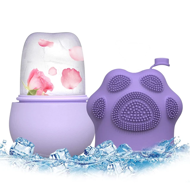 Cute Cat Claw Lifting Contouring Tools Reduce Acne Wrinkle Beauty Tools Face Lifting Face Roller Mould Silicone Ice Face Roller