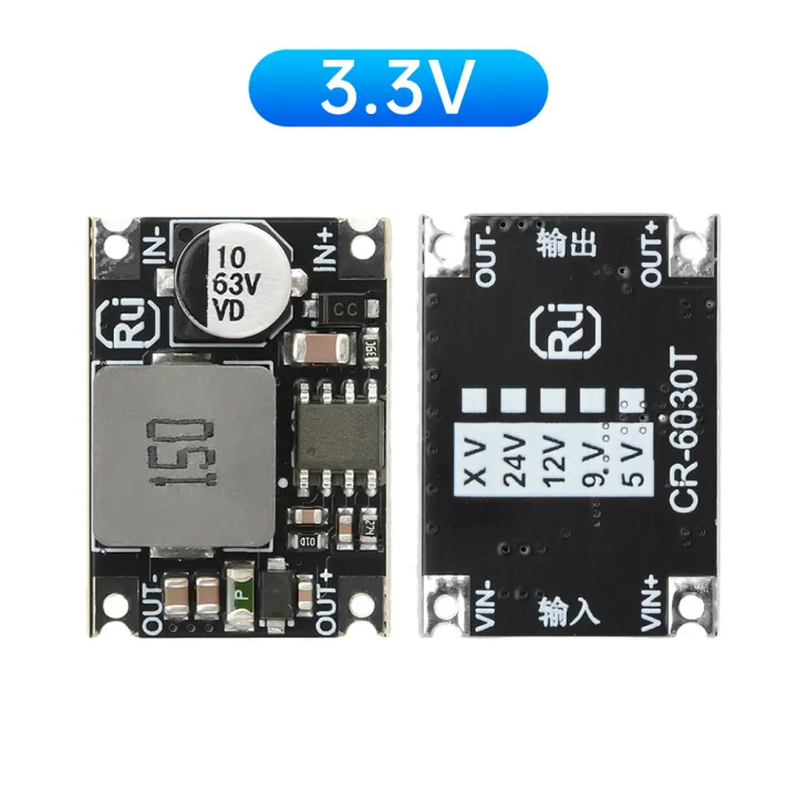 Mini DC-DC Step Down Power Supply Module DC5-60V to DC 3.3V 5V 12V 2A ...