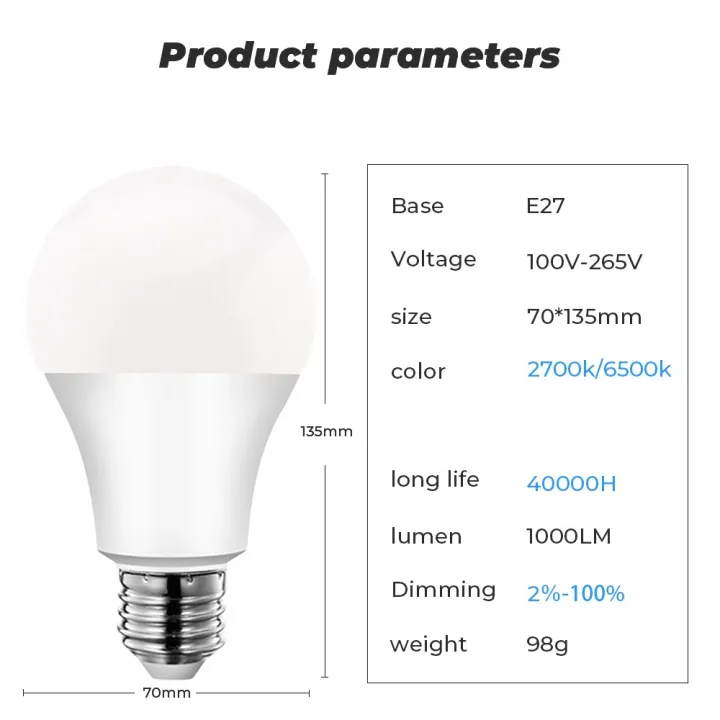 SMATRUL%20Smart%20Light%20Bulb%20Dimmable%20RGB%20Bulb%20Timer%20Control%20LED%20Work%20for%20Alexa/Google%20Home,E27%20-%20Image%209