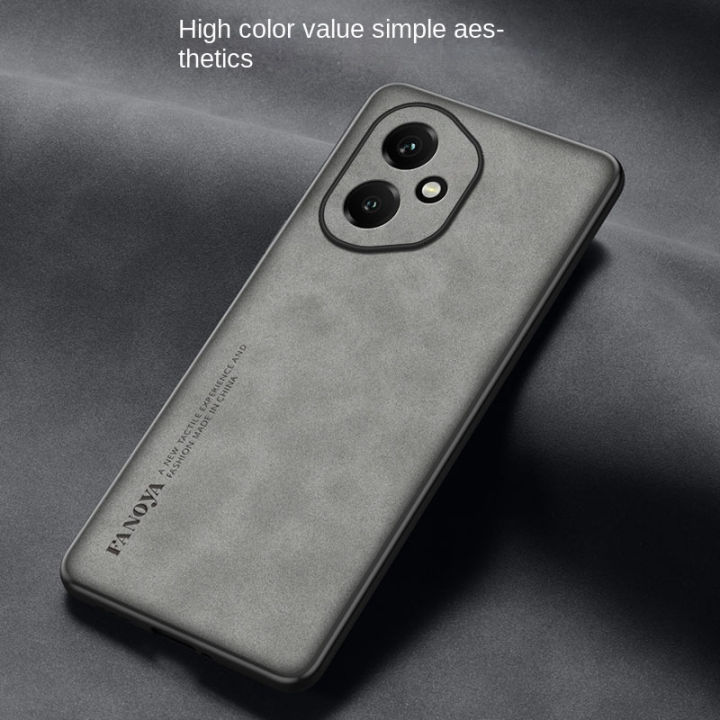 Honor%20400%20DNY%20NX9%20Case%20Silicone%20Bumper%20PU%20Leather%20Skin%20Matte%20Back%20Cover%20Hard%20Phone%20Case%20for%20Honor%20400%20Honor400%205G%20DNY-NX9%20-%20Image%203