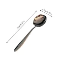 Stainless Steel Large Size Spoon Long Handle Hot Pot Spoon Soup Ladle Home Kitchen Essential Tools Tableware Big Head Spoon. 