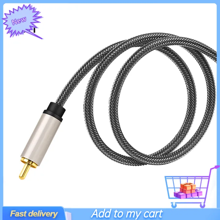 Digital Coaxial Audio Cable SPDIF 3.5mm to RCA for Xiaomi Mi 12 TV Soundbar Speaker