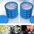Ice Bucket Ice Cube Mold Silicone ice Cube Maker Ice Cube Mold Tray Portable Bucket Wine Ice Cooler Beer Cabinet Kitchen Tools Drinking Whiskey Freeze. 