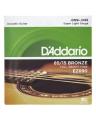 D’Addario EZ890 85/15 Bronze Acoustic Guitar Strings, Super Light, 09-45 Gauge. 