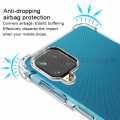Shockproof Clear Case For Samsung Galaxy A12 Back Cover Transparent Silicone Case Soft Airbag Bumper Lens Protection Cute Design For Girls Boys New. 