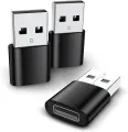 USB-C to USB 3.0 Adapter Converter Type-C Female to USB-A Male Support Data Transfer and Fast Charging for Devices. 