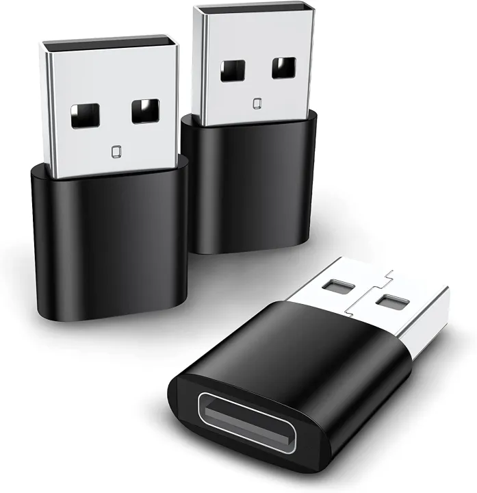 USB-C to USB 3.0 Adapter Converter Type-C Female to USB-A Male Support Data Transfer and Fast Charging for Devices