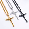 【ALLGOOD】Stainless Steel   Cross Necklace For Women Men Chains Religion Cross Pendants Choker Jewelry Prayer Baptism Gifts. 