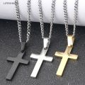 Cross Pendant Necklace Stainless Steel. 