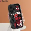 Jizetin Pipe for Xiaomi Redmi 11t + 4g Pro 4G Note 12 Turbo 5g soft silicon Square Ladder Camera fully wrapped spider man super hero anti-shock protective case. 
