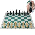 Chess Game Set Portable Outdoor Chess Game Shoulder Straps Travel Plastic Chess Set. 