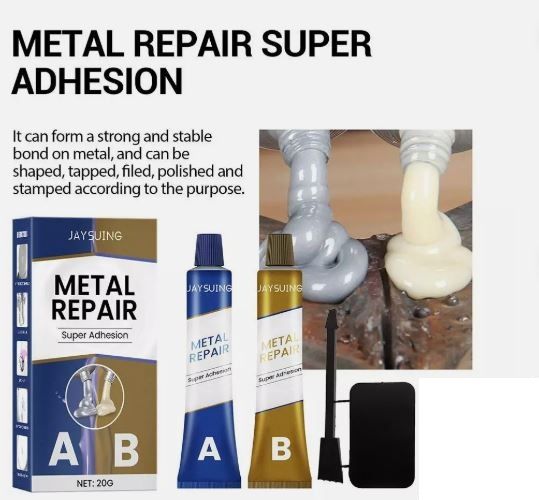 AB Metal Repair Adhesive Super Glue Iron Steel AutoRadiator Welding RepairGlue
