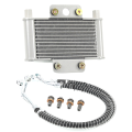 Motorcycle Radiator Engine Oil Cooler Motocross Oil Cooler Dirt Pit Bike for 150-250Cc Husqvarna GY6. 