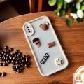 CAMMY 3D Bear Cute Case For iPhone 15 14 13 12 11 Pro Max Xs SE 8 7 Plus Back Cover For Girls Fashion Lovely Cute Minimalism Soft Silicone Coffee Cartoon Design Cases Kawaii New. 