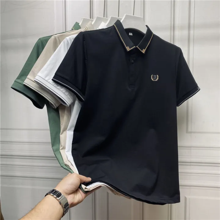 Summer%20New%20Polo%20Collar%20Embroidery%20B%20Short%20Sleeve%20T%20T-shirt%20Men's%20Short%20Sleeve%20Casual%20Slim%20Fit%20T%20T-shirt%20Men's%20Fashion%20polo%20Men's%20Shirt%20-%20Image%202