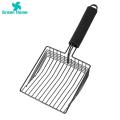 Reliable Cat Litter Cleaning Tool Convenient Non-stick Metal Cat Litter Scoop with Long Handle Easy Pet Cleaning Tool for Southeast Asian Buyers. 