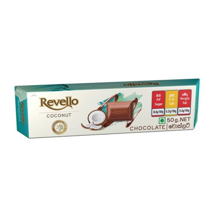 Revello Fantasy Coconut Chocolate 50G
