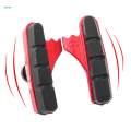 Silent Bike Brake Blocks Brake Pads C-Brake Kit Shoes Replaceable Wear-Resistant 1 Pair for Bicycle Cycling Accessories Road Rims - Red Brake Pads. 